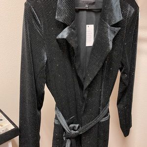 Elloquii Embellished Robe Blazer Size 18
